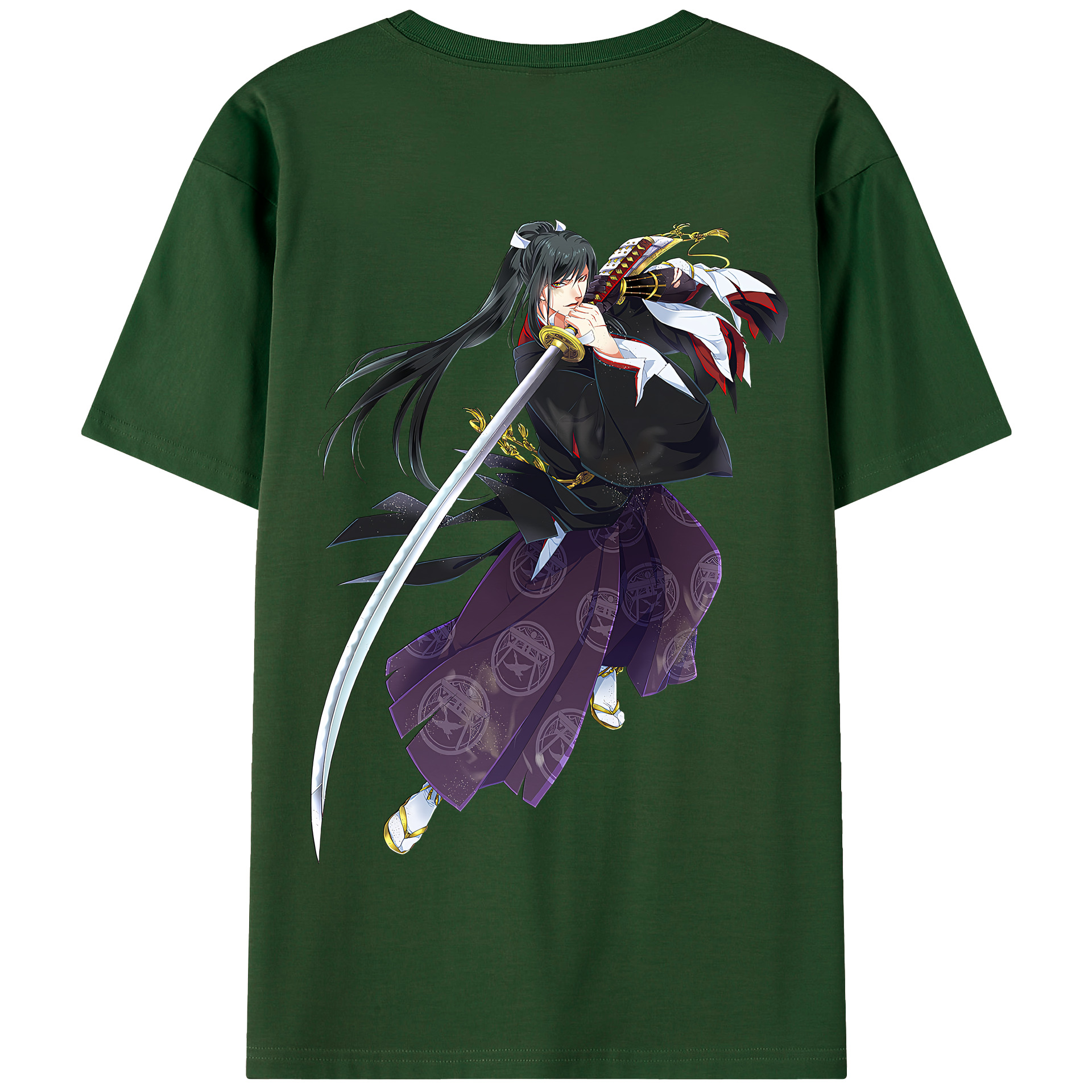 （画像用） 刀剣乱舞 Touken Ranbu 綿100％半袖Tシャツ（背面プリント）